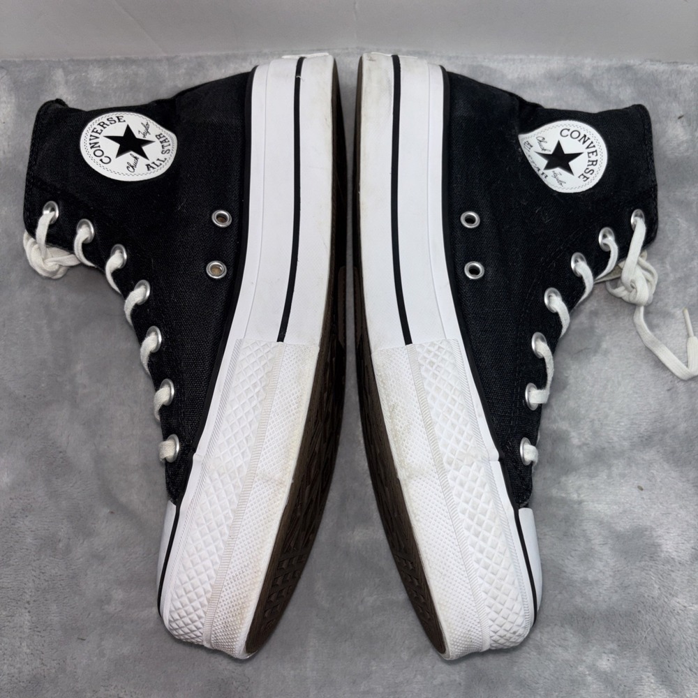 CONVERSE Chuck Taylor All Star BLACK & WHITE Basketball Shoes WOMENS 9 - Picture 3 of 8